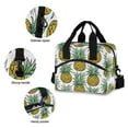 thumbnail image 5 of joogoo Pineapple Insulated Lunch Bags Reusable Cooler Box with Shoulder Strap, 5 of 6