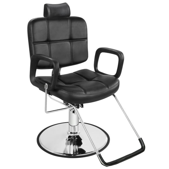 BarberPub All Purpose Hydraulic Barber Chair Salon Beauty Spa Chair Shampoo Recliner Black 2059