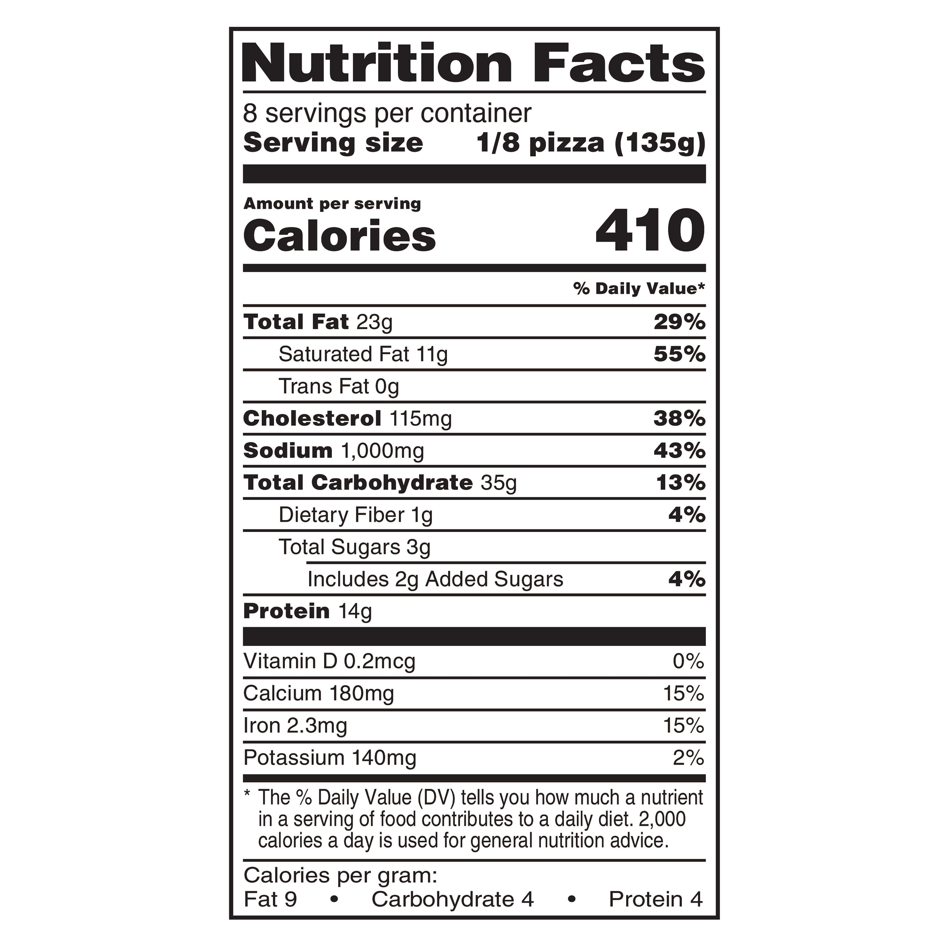 Marketside Biscuit-Crust Savory Breakfast Pizza, Medium, 38.2 oz (Fresh)