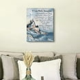 thumbnail image 6 of Christian Church Canvas Wall Art Christian Gift Religious Pictures Wall Decor Scripture Bible Verse Painting for Bedroom Bathroom Living Room Prints Artwork Framed 12"x16", 6 of 6