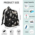 thumbnail image 6 of Lightweight School Bag Featuring Vintage Daisy and Boho Floral Prints, Cute Small Backpack for Daily Use, 6 of 6