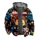 thumbnail image 1 of Roblox-Sudadera con capucha de manga larga para estudiante, suéter grueso con cremallera acolchada y estampado de dibujos animados, cuello suelto, algodón, regalos de navidad, 1 of 5