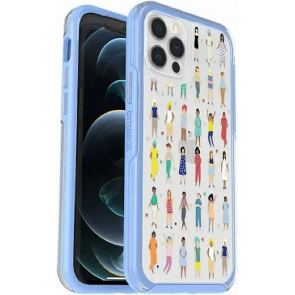 OtterBox Symmetry Clear Series Case for iPhone 12 & iPhone 12 Pro Only - Retail Packaging - Stand Up