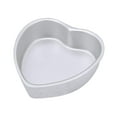 thumbnail image 2 of Windfall 6/8/10 Inch Aluminum Heart Shaped Cake Pan Set DIY Baking Mold Tool with Removable Bottom, 2 of 7