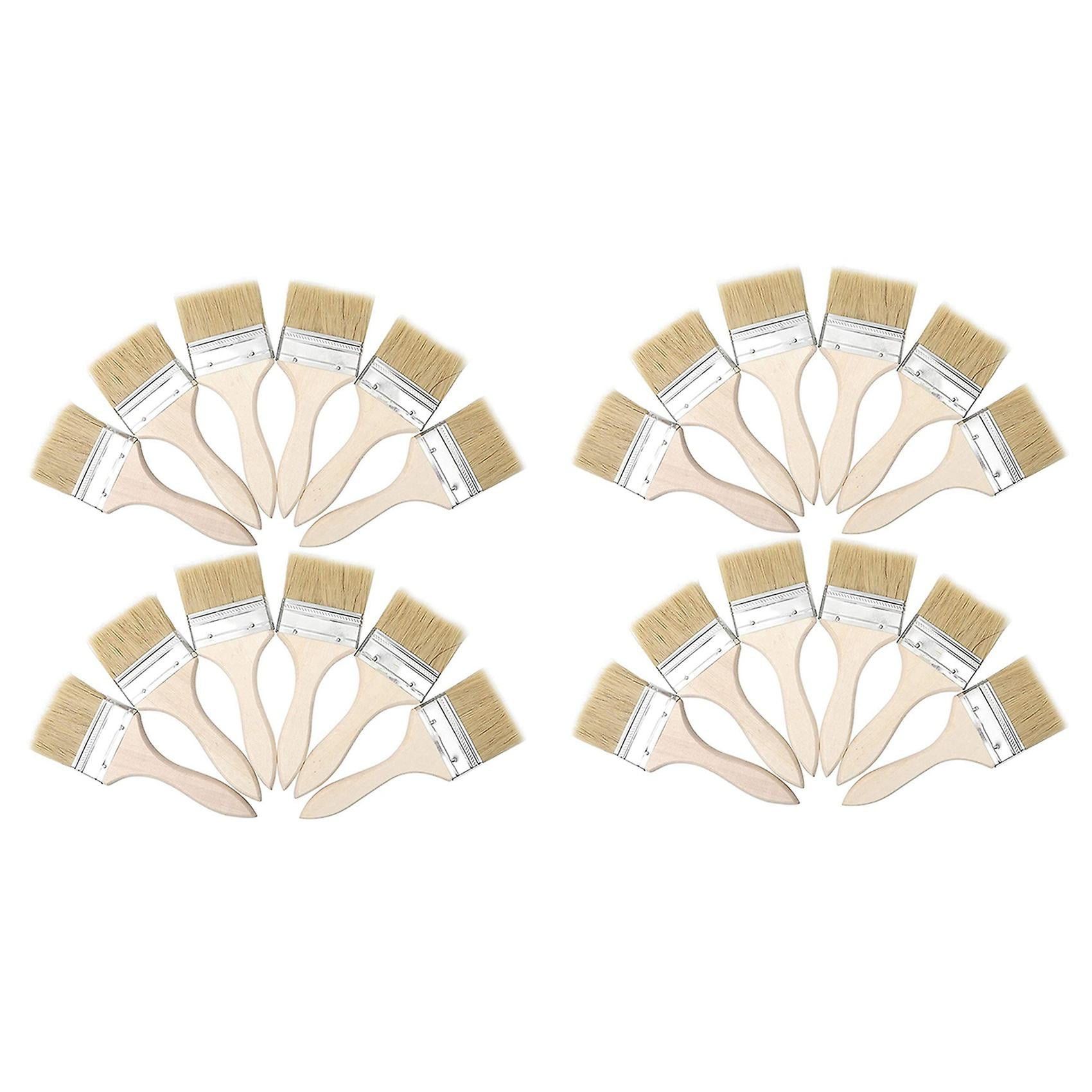 Lot De 20 Pinceaux éponge Pour Enfants - Mousse Colorée - Pour Peinture, Bricolage Et Activités Créatives