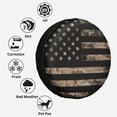 thumbnail image 6 of Kll American Flag With Desert Camouflage Tire Cover,Universal Wheel Tire Cover For Trailer, Rv, Suv, Truck,Camper And Many Vehicle,(14 Inch), 6 of 7