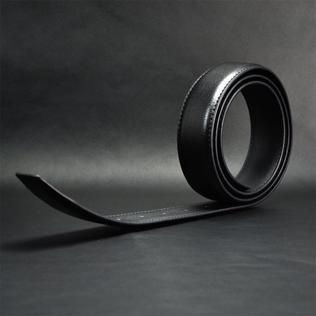 mmirethe Versatile And Practical Belt Without Buckle Designed For Men Made With Cowhide Leather Belt For Men Black