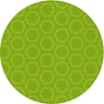 thumbnail image 1 of Ahgly Company Machine Washable Indoor Round Transitional Aloe Vera Green Area Rugs, 5' Round, 1 of 7
