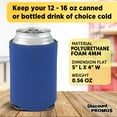 thumbnail image 4 of Can Coolers - 25 pack - 4mm Collapsible Beer Holders To Keep Your Beer Cold - Insulated Cans Holder - Royal Blue, 4 of 5