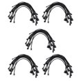thumbnail image 1 of 50 Piezas 4 PWM Extensión de Ventilador Cable de Alimentación Conector Caso Macho A Hembra Cables Extensibles Compatibles con Ventilador de 4 / 3, 1 of 8