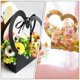 thumbnail image 4 of 4pcs cajas de envoltura de flores caja de ramo de mano Caja floral de corazón cajas de flores, 4 of 6