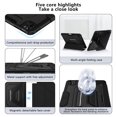 thumbnail image 3 of for iPad Pro 11 inch Case 2022/2021/2020/2018(4th/3rd/2nd/1st Generation), Multi-Angle Fold Magnetic Stand, DDetachable Cover with Sleep Wake, Black, 3 of 7