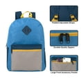 thumbnail image 6 of 24 Pack of Bulk Wholesale Multicolor Backpacks with Students, Travel, Commuting, Gym and Recreation in Male Colors Pack, 6 of 7