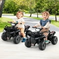 thumbnail image 2 of Costway 6V Electric Children Toy Car with Music & Story Function USB Front Storage Basket Black, 2 of 10