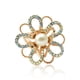 thumbnail image 5 of Guardurnaity Bufanda anillo elegante oro plata bufandas broche con diamantes de imitación galvanoplastia aleación envoltura abrazadera Heronsbill oro 5piezas, 5 of 6