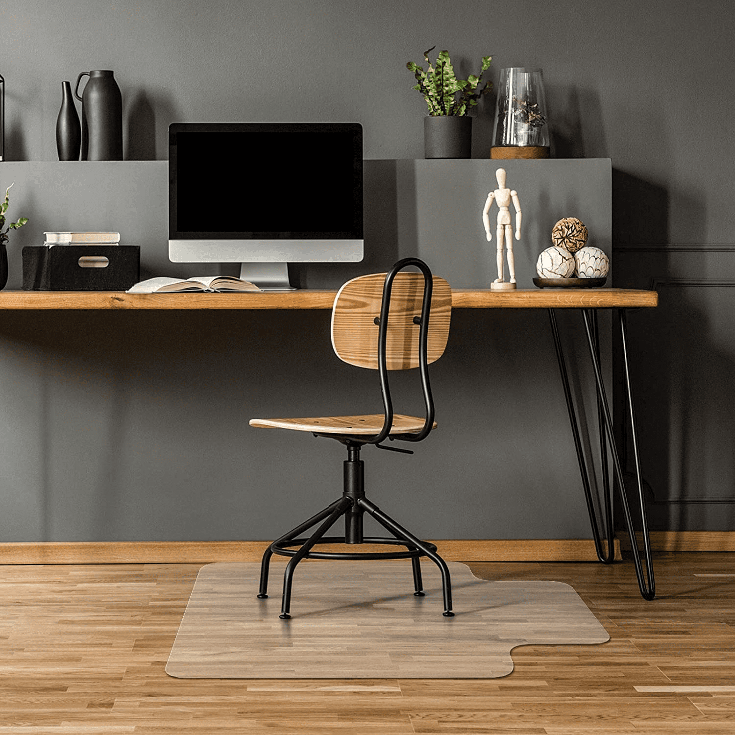 New 36" x 48" Home Computer Desk Mat for Hardwood Floor Office Chair Mat 