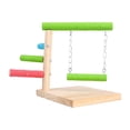 thumbnail image 1 of Pet Parrot Playstand Ejercicio Gimnasio Bird Toy Portable Durable Bird Playground para Escarchado Yuyangstore Puesto de juegos para loros, 1 of 8