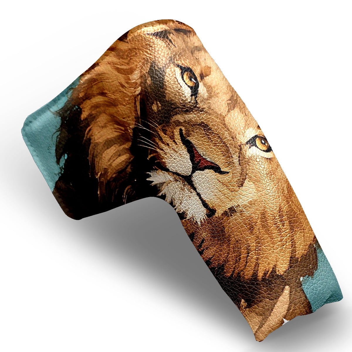 Golf Club Head Cover | Leather Golf Club Putte Headcover , Waterproof Golf Club Head Cover Set Driver Headcovers for Golf Clubs Men Women Lion