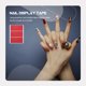 thumbnail image 2 of 5 juegos de cinta adhesiva transparente para tablero de exhibición de manicura, soporte sin rastro, adhesivo rojo, 2 of 6