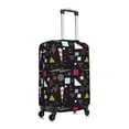 thumbnail image 3 of Fotbe Colorful Geometry Luggage Cover Protector,Suitcase Protector,Scratch and Dirt Resistant,Fits 18-32 Inch Luggage-Large, 3 of 9