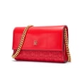 thumbnail image 2 of Bolso de cadena de hombro para mujer, bolso de cadena artesanal, bolso bandolera con elemento de letra, diseño simple, moderno, exquisito y lujoso, 2 of 5