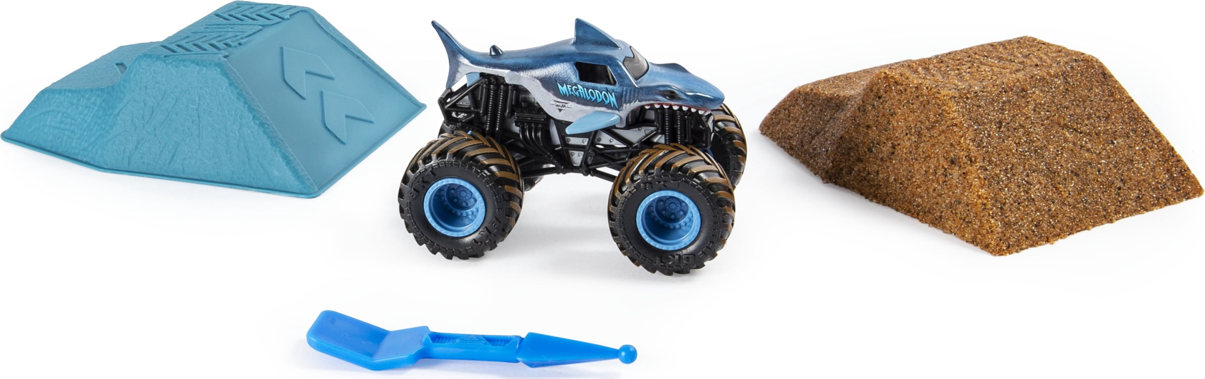 Monster Jam, Dirt Starter Set, Featuring 8oz of Monster Dirt and 1:64 Scale Die-Cast Monster Jam Truck (Styles May Vary)