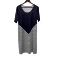 thumbnail image 3 of Nyfairy Plus Size Women 5 Styles Print Round Neck Short Sleeve Casual Midi Dress With Side Pockets, 3 of 4