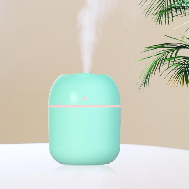 Humidificador de aire multifunción 3 en 1 con dos engranajes, generador de niebla ultrasónica (verde)