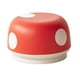 thumbnail image 1 of Reposapiés en forma de hongo, multifuncional, portátil, estable, otomano, para cambiar zapatos debajo rojo, 1 of 8