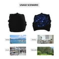 thumbnail image 7 of Pofeuu Black Blue Glitter Sparkles Print Beanie Hat for Men and Women Winter Warm Hats Knit Slouchy Thick Skull Cap, 7 of 7