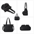 thumbnail image 3 of Bolso de hombro KL928, bolsos grandes para mujer, bolsos de mano, color negro, 3 of 6