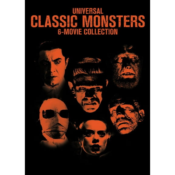 Universal Classic Monsters 6-Movie Collection (Frankenstein / Bride Of Frankenstein / Dracula '31 / Wolfman /Mummy / Creature From The Black Lagoon) (DVD)
