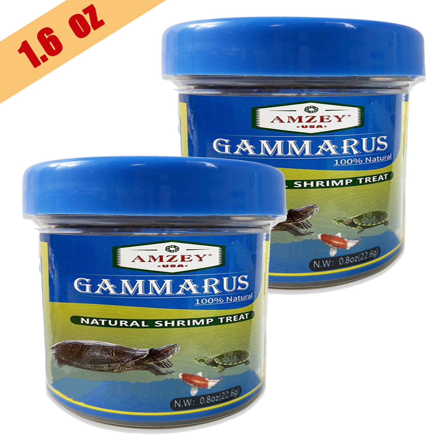 Buy 2 Pack 0.8 oz Sun Dried Baby Shrimp for All Tropical Fish, Betta