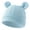 light blue, variant on Baby Hat Double Layered Toddler Hat Elastic Hospital Hat Adjustable Head Circumference Comfortable Bonnet Fall Winter