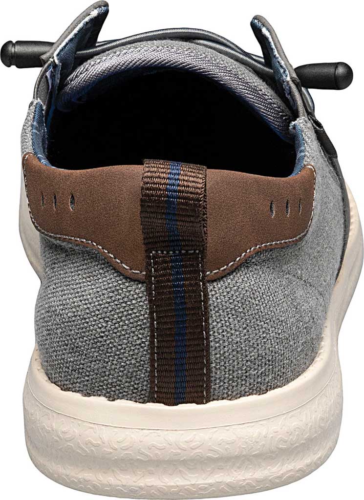 Men's Nunn Bush Brewski Moc Toe Wallabee Slip On Sneaker Grey Canvas 9 M - image 4 of 6