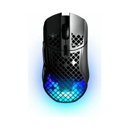 Restored SteelSeries Aerox 5 Wireless 9-button 18000 CPI Ultra-Lightweight Gaming Mouse (Refurbished)