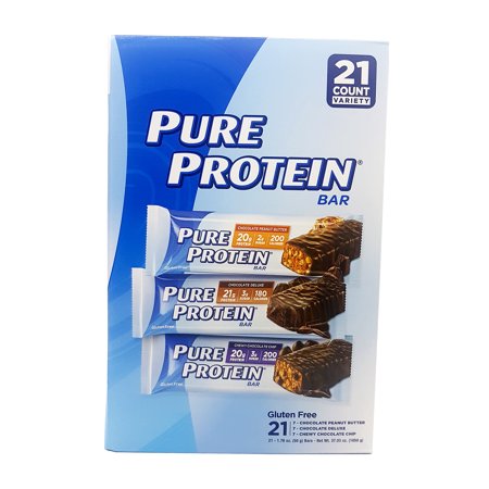 Pure Protein Bar Variety Pack 20g Protein, 21 Ct