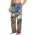 thumbnail image 2 of Cuphead Mugman Men's Pajama Pants With Pockets Lounge Fashion Cozy Daily Sleep Pants Sleepwear, 2 of 8