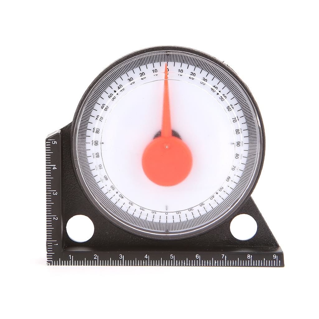 Slope Protractor Angle Finder Level Meter Clinometer Gauge With Magnetic Base x1 