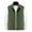 Olive Green, variant on WREESH Fashion Vest Men'S Thin Workwear Solid Color Stand Collar Sleeveless Jacket Tank Tops Olive Green