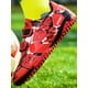 Daeful Enfants Baskets Confort Chaussures de Football Running Low Top Respirant Crampons de Football Rouge (TF Crampons) – image 4 sur 6