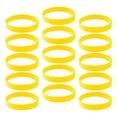 thumbnail image 4 of Pulseras de silicona Hugo 15 piezas pack amarillo, 4 of 7
