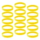 thumbnail image 4 of 15 pulseras de silicona unisex, pulseras de goma, pulseras de silicona impermeables Amarillo, 4 of 7