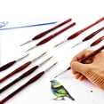 thumbnail image 2 of Twinkseal High Quality Paint Brushes 11pcs Paint Brush Soft Bristle Miniature Detail Art Brush Set for Beginners Amateurs Professionals Supply Paint Brush Set, 2 of 7