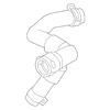 Genuine OE Jaguar Drain Hose - C2C24568