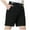 Black, variant on JIUKE Mens Dress Shorts High Waisted Business Casual Shorts Wide Leg Dressy Work Shorts with Pockets