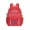 Red, variant on Heavy Duty Mesh Backpack for Adults, Semi-Transparent College Student Backpack with Padded Shoulder Straps for Commuting, Swimming, Travel, Beach, Outdoor Sports, Black