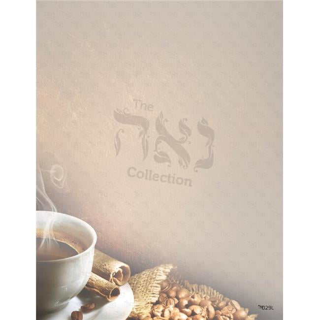 Nua Collection And Gifts SZ029L Design Paper - Coffee Break  8.5 x 11 in. - 10 per Pack