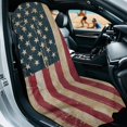 thumbnail image 3 of XYZCANDO American Flag Vintage Car Seat Protector, Non-Slip Seat Cover Keeps Car Seats Clean Soft for SUVs Cars Trucks, 3 of 11