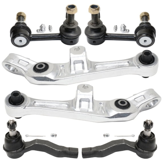 Control Arm Kit For 2003-2007 G35 2003-2009 350Z with Tie Rod End and Sway Bar